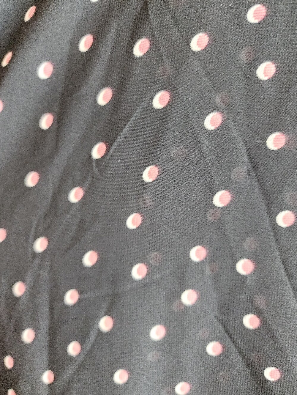 LUCY PARIS POLKA DOT MIDI LONG SHEER SLEEVE SIZE MEDIUM. - Picture 13 of 15